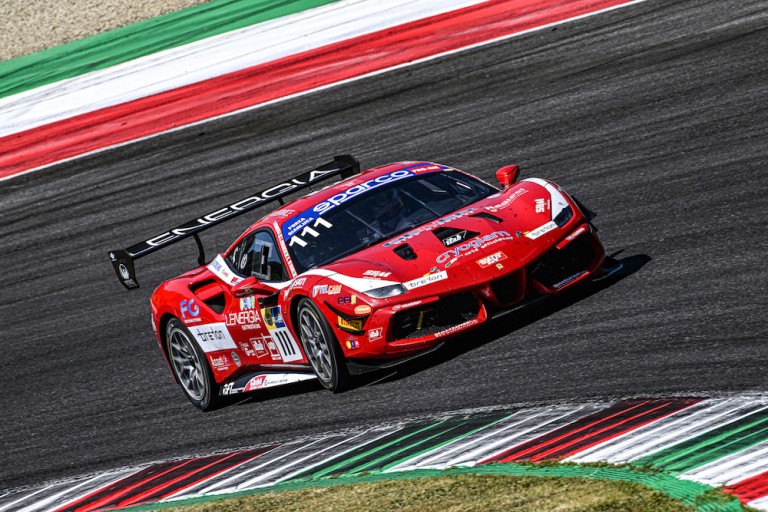 Demarchi Luca-Patrinicola Simone-Di Mare Sabatino, Ferrari 488 #111 GTCUP PRO-AM